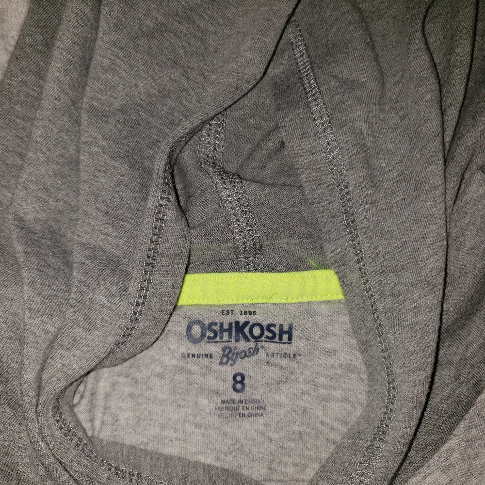 Osh Gosh Long Sleeve Hooded Shirt - Picture 2 of 4